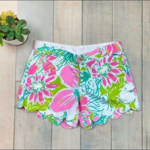 Lilly Pulitzer Buttercup Scalloped Short
